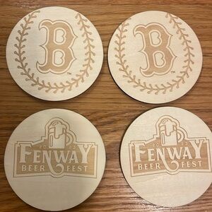 Red Sox coasters